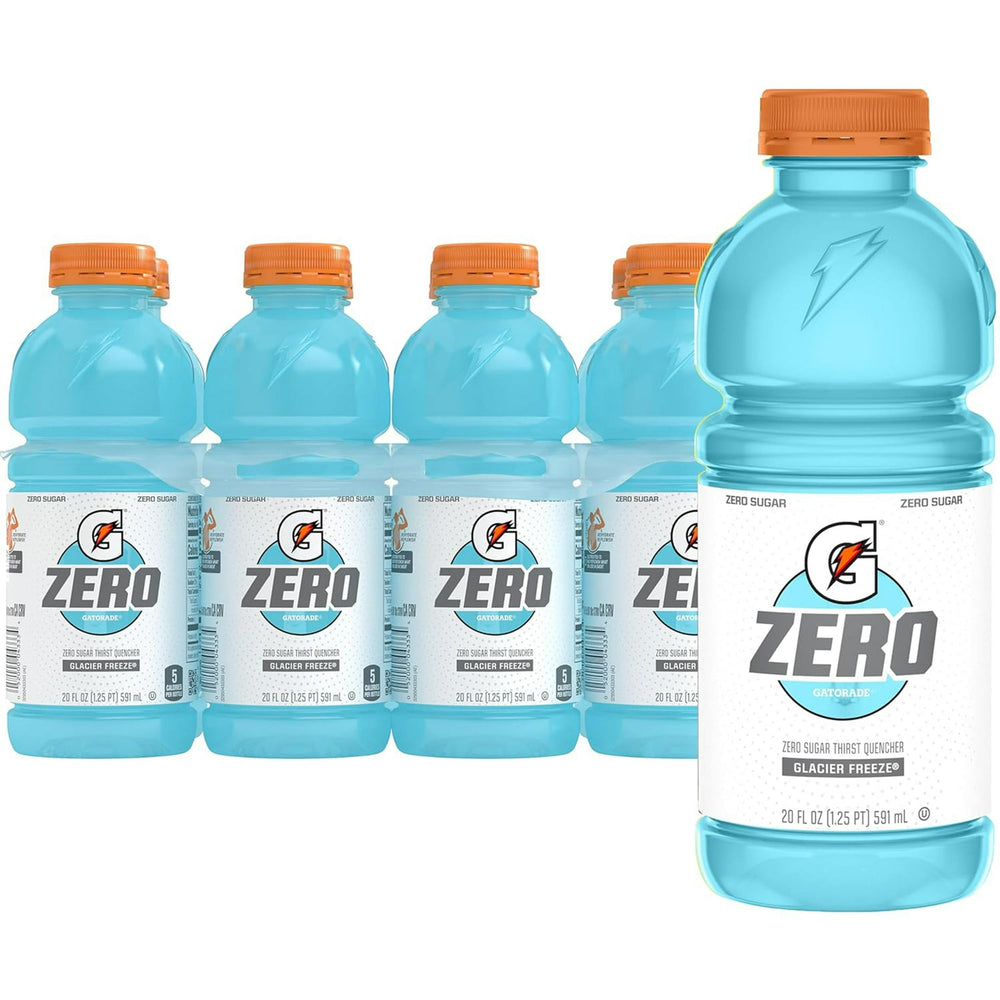 Gatorade Glacier Freeze Zero Sugar · Bebida · 8 pzas de 591 ml