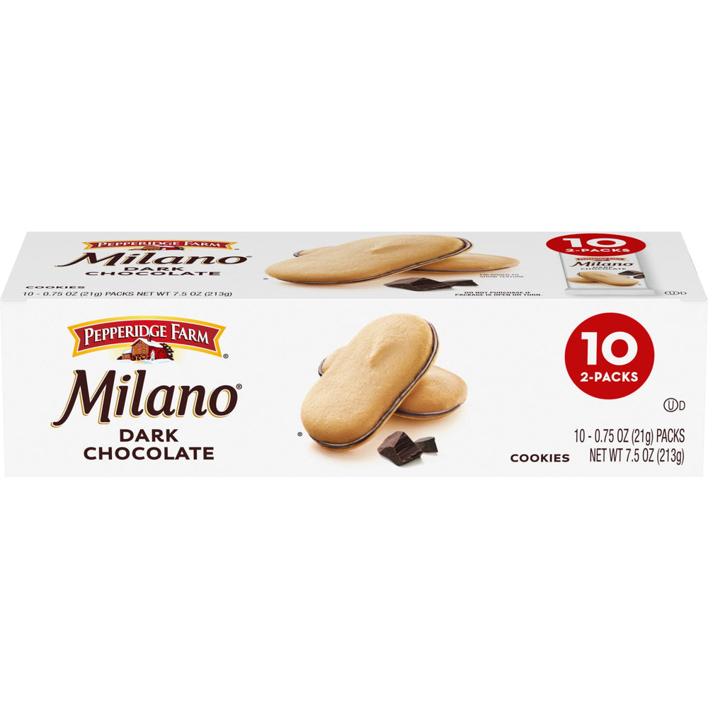 Pepperidge Farm Milano Dark Chocolate · Galletas · 2 galletas