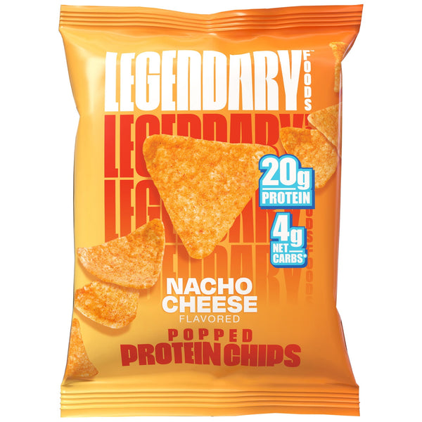 Legendary Foods Popped Protein Chips Nacho Cheese · Botana · 36 g