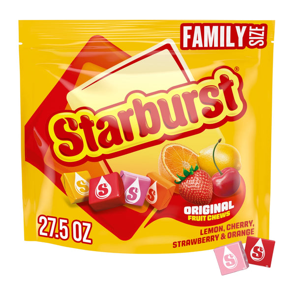 Starburst Original Fruit · Caramelos · 780 g · bolsa · tamaño familiar