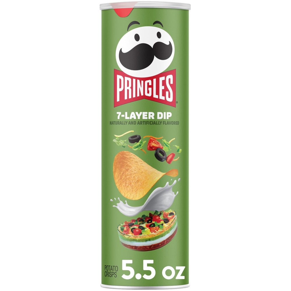Pringles 7-Layer Dip Potato Crisps · Papas · 156 g · bote