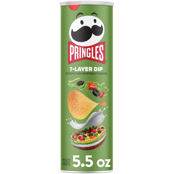 Pringles 7-Layer Dip Potato Crisps · Papas · 156 g · bote