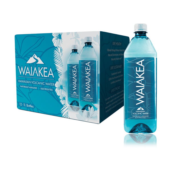 Waiakea Hawaiian Volcanic Water Naturally Alkaline · Bebida · 1 l · botella
