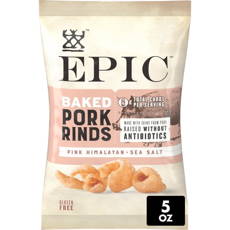 EPIC Pink Himalayan and Sea Salt Pork Rinds Friendly · Frituras · 142 g