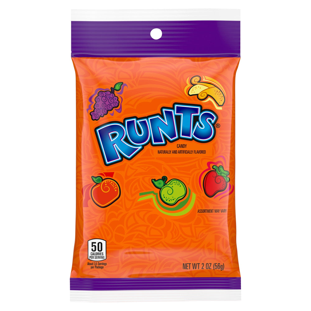 Runts Hard & Fruity · Caramelos · 59 g · bolsa