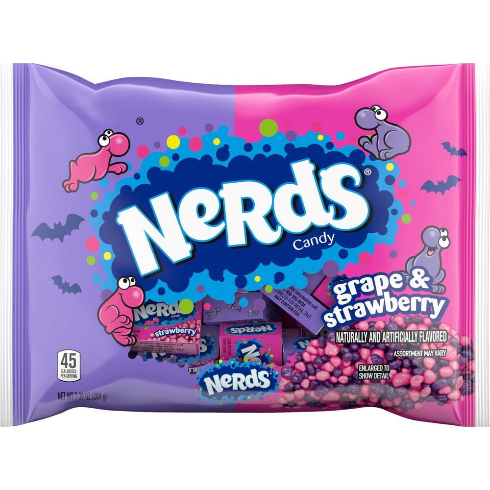 Nerds Grape & Strawberry Halloween Mini Candies · Caramelos · 209 g