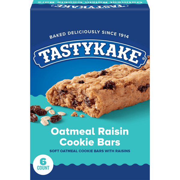 Tastykake Raisin Cookie 6 · Galletas · 6 pzas de 50 g