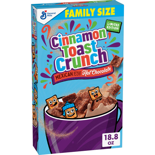 Cinnamon Toast Crunch Mexican Style Hot Chocolate · Cereal · 533 g · tamaño familiar