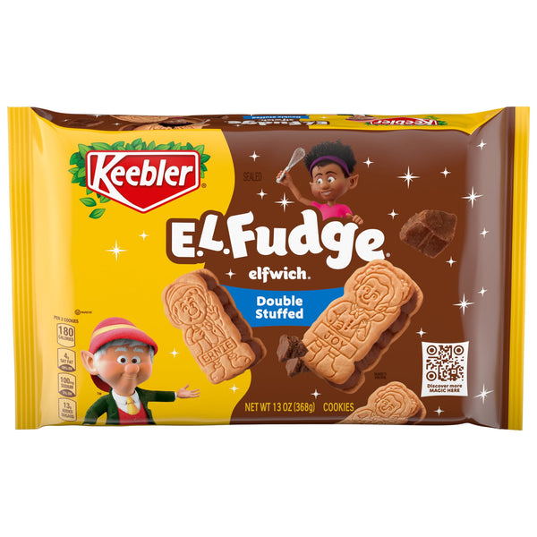 Keebler E.L. Fudge Double Stuffed Elfwich Stuffed · Galletas · 369 g