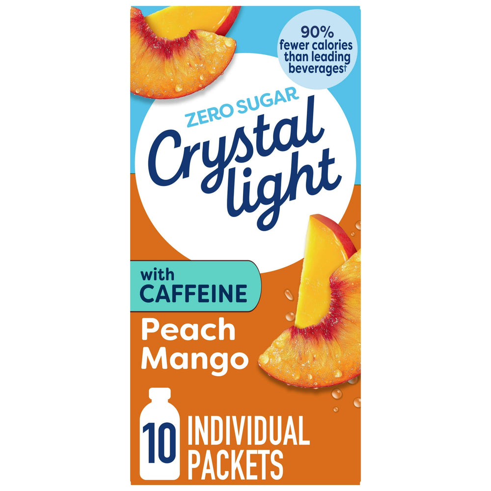 Crystal Light with Caffeine Zero Sugar · Polvo para agua · 10 sobres de 20 g