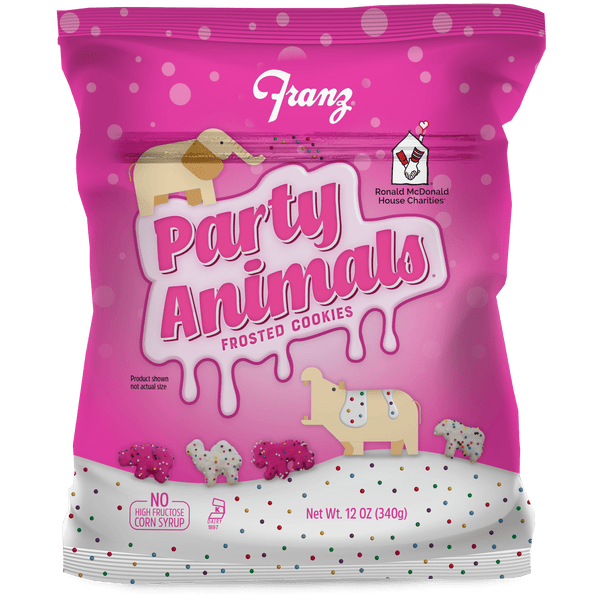 Franz Bake Shoppe Frosted Party Animals · Galletas · 340 g