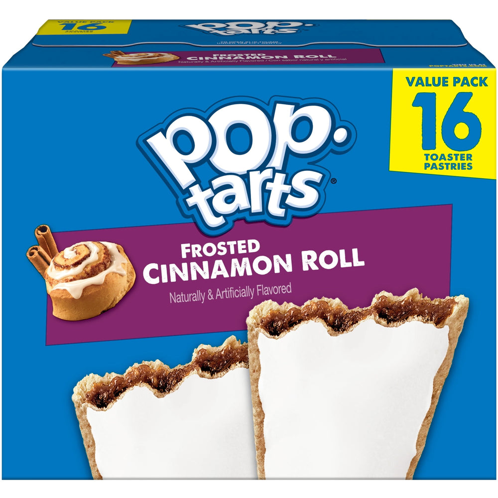 Pop-Tarts Frosted Cinnamon Roll · Pastelitos · 16 pzas · 765 g