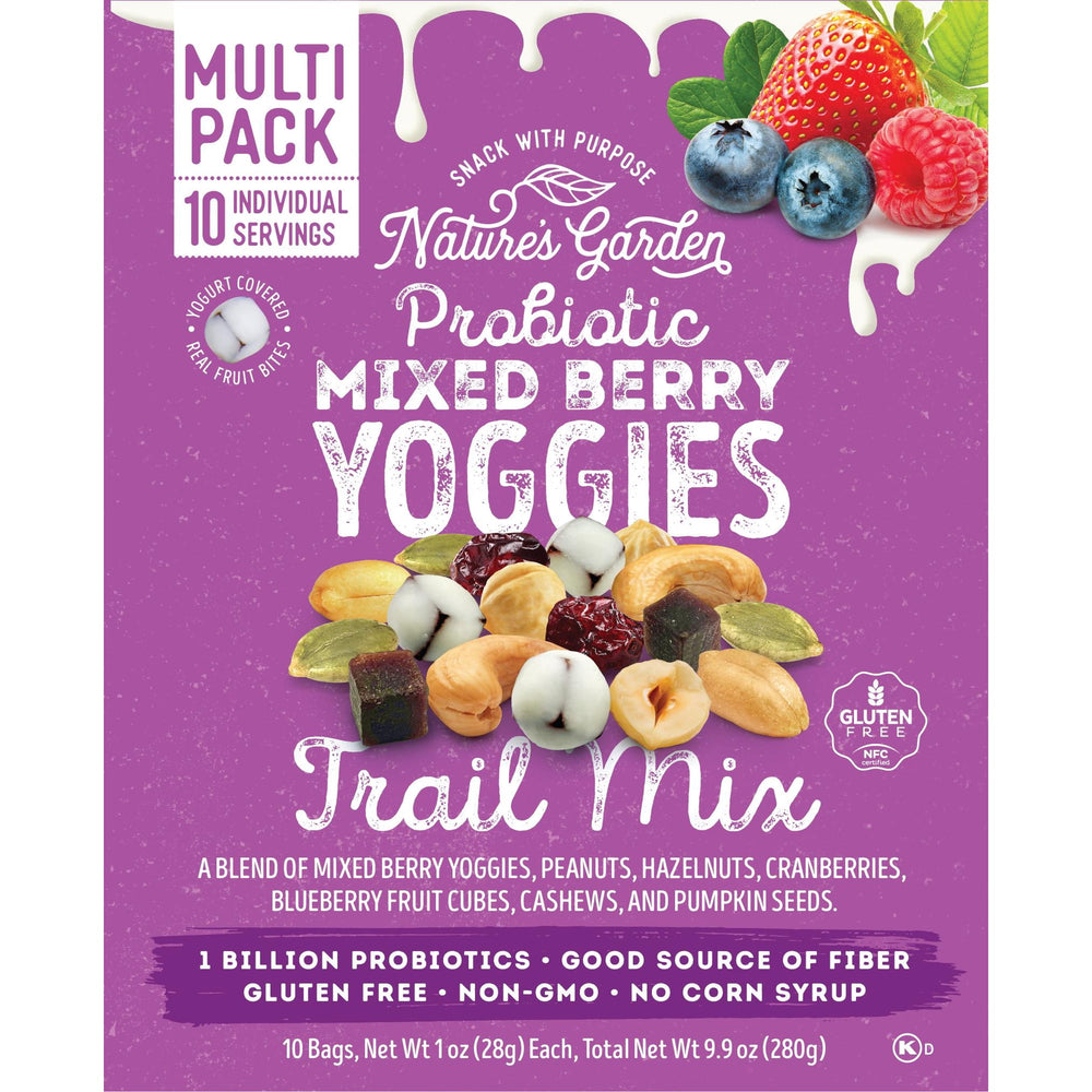 Probiotic Mixed Berry Yoggies · Mezcla de nueces · 10 pzas