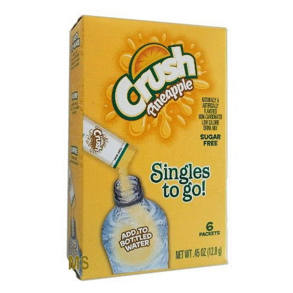 Crush Pineapple · Polvo para agua · 6 sobres de 13 g