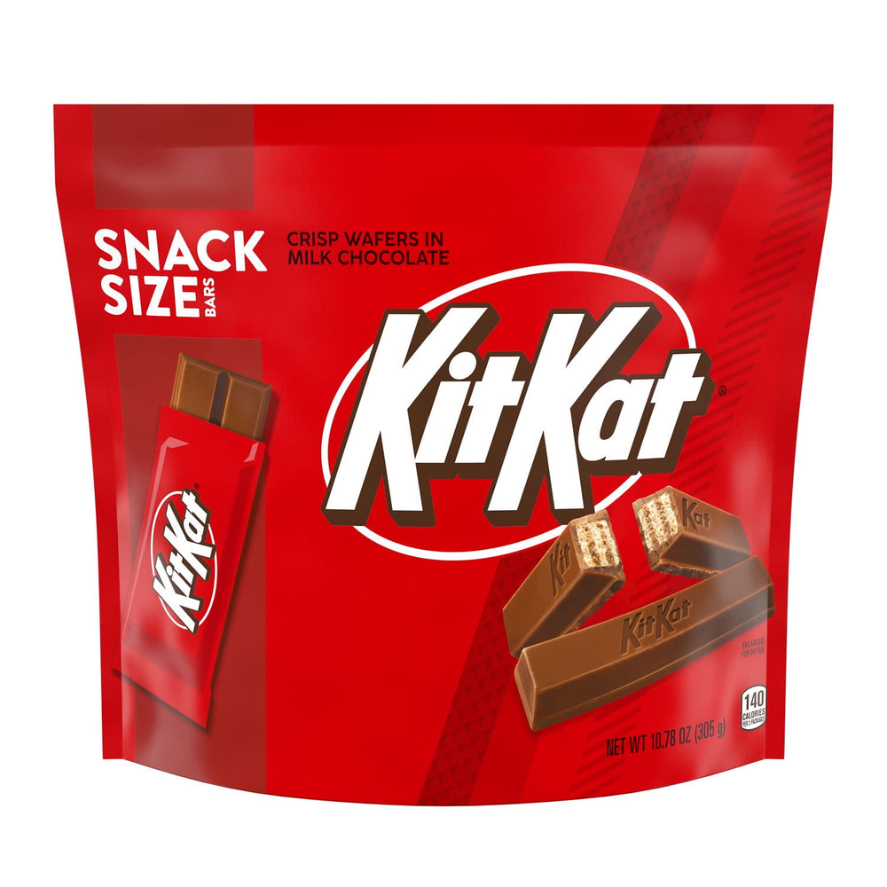 Kit Kat® Milk Chocolate Wafer · Galletas · 306 g · bolsa · tamaño snack