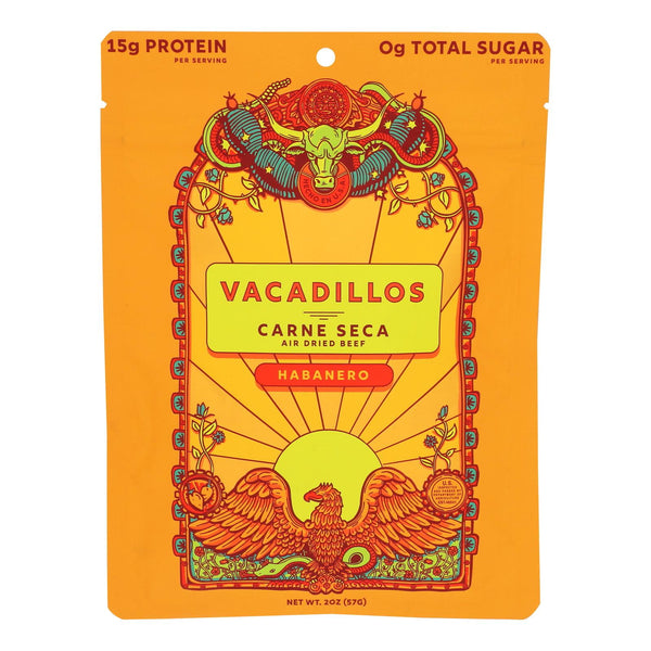 Vacadillos Air Dried Beef Habanero Carne Seca · Carne seca · 57 g