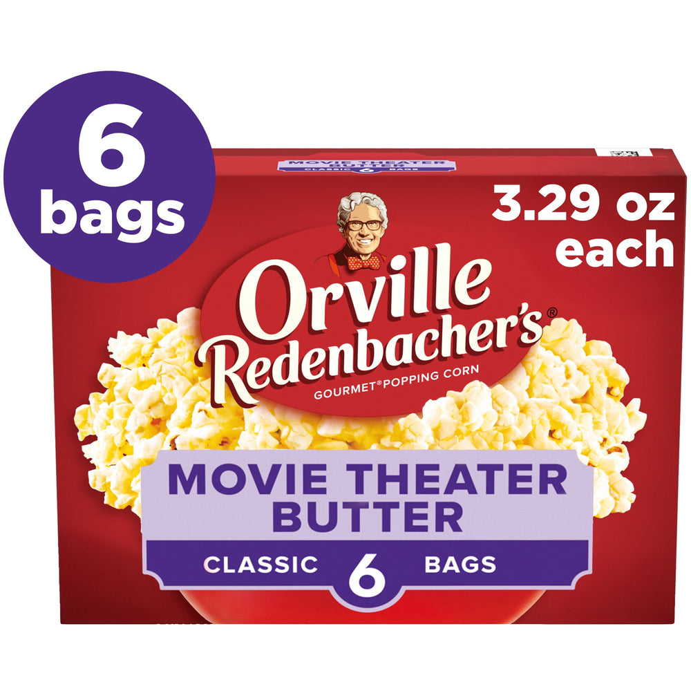 Orville Redenbacher’s Movie Theater Butter · Palomitas · 6 pzas de 93 g