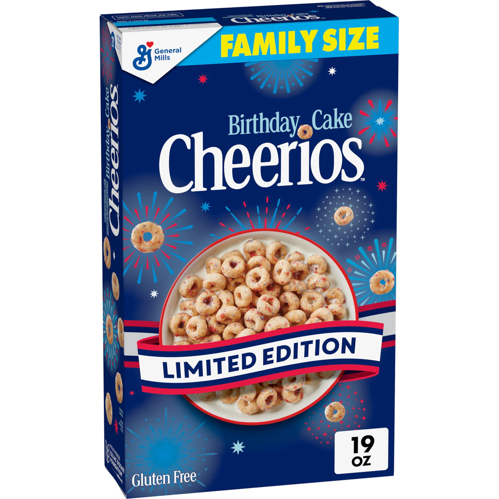 Birthday Cake Cheerios Gluten Free · Cereal · 539 g · tamaño familiar