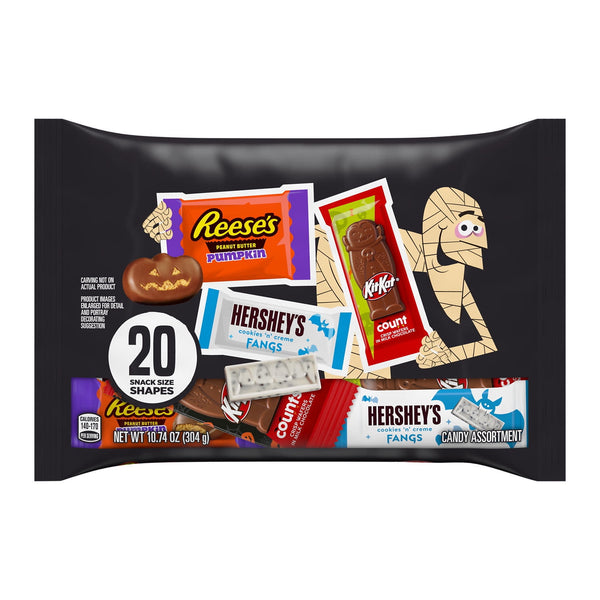 Hershey's Kit Kat and Reese's Assorted · Caramelos · 20 pzas · 304 g