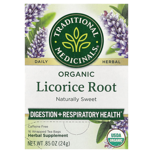 Traditional Medicinals Tea Organic Licorice Root · Té · 16 pzas