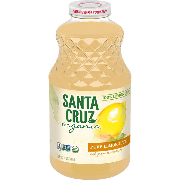 Santa Cruz Organic 100% Pure Lemon Juice 32 Fluid Ounces · Bebida