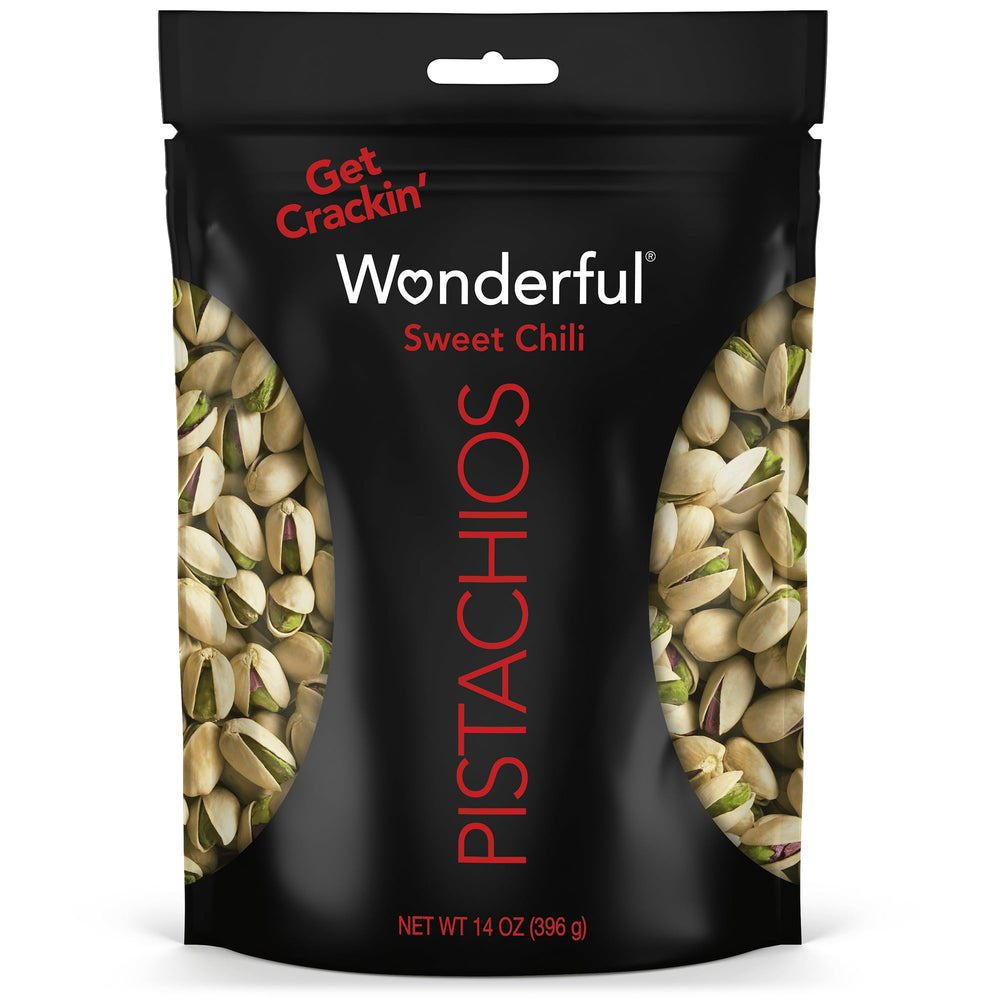 Wonderful Pistachios In-Shell Sweet Chili · Nueces · 397 g · bolsa