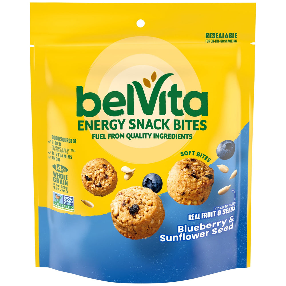 belVita Energy Bites Blueberry and Sunflower Seed · Galletas · 142 g