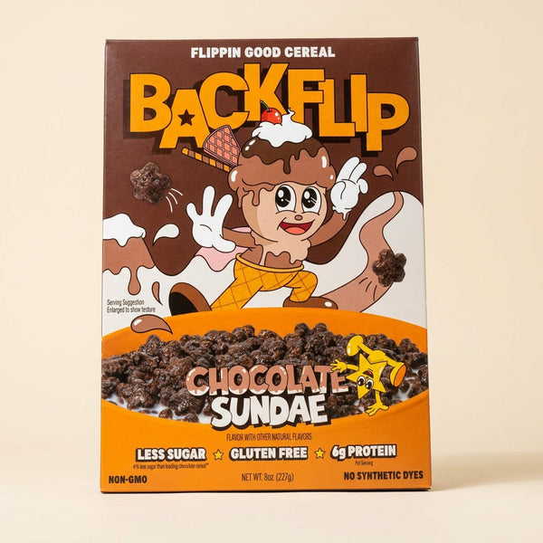 BackFlip Chocolate Sundae · Cereal · 227 g · caja