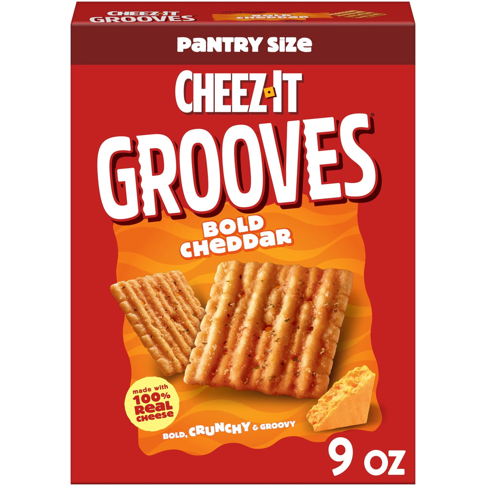 Cheez-It Grooves Bold Cheddar · Galletas saladas · 255 g