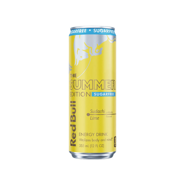 Red Bull Summer Edition Sugarfree Sudachi Lime · Bebida energética · 355 ml · lata