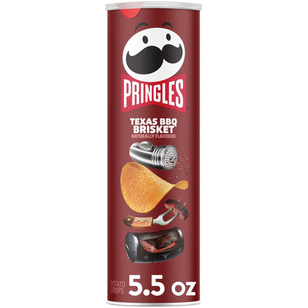 Pringles Texas BBQ Brisket Potato Crisps · Papas · 156 g · bote