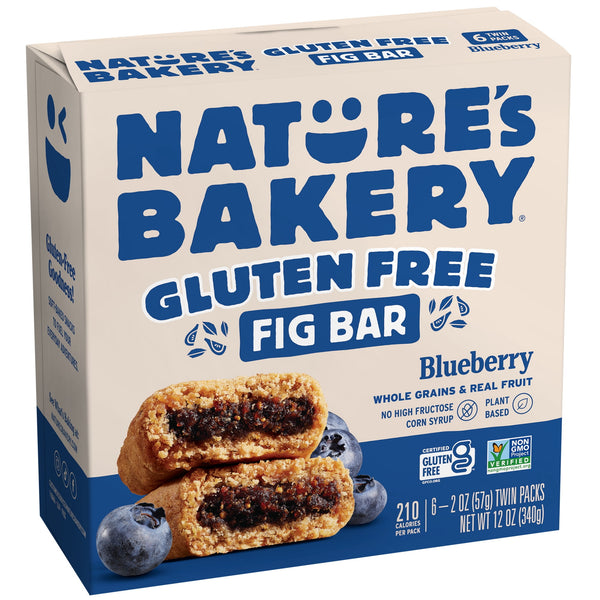 Nature's Bakery Blueberry Fig sin gluten 6 Twin · Pastelitos · 57 g
