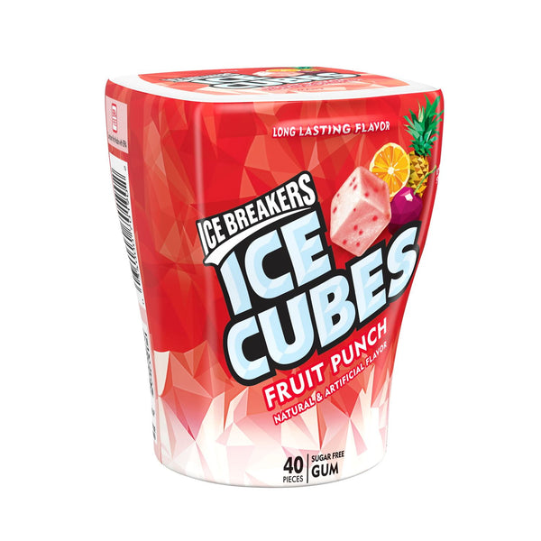 ICE BREAKERS ICE CUBES Fruit Punch Sugar Free · Chicles y mentas · 40 pzas de 92 g