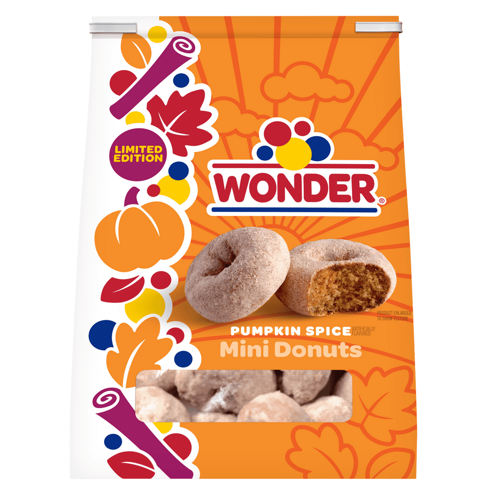 Wonder Pumpkin Spice Mini Donuts Shareable Donuts · Pastelitos · 283 g · bolsa