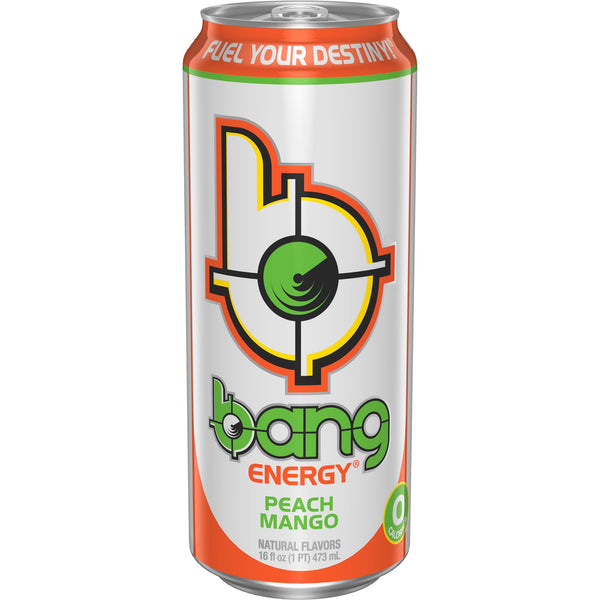Bang Energy Peach Mango Sugar Free · Bebida energética · 473 ml · lata