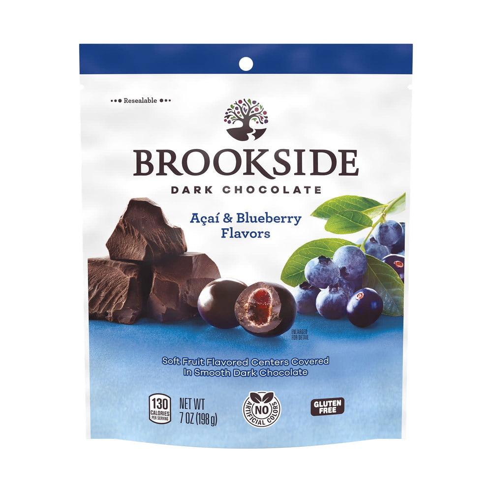 Brookside Dark Chocolate Acai and Blueberry Snacking · Caramelos · 198 g · bolsa