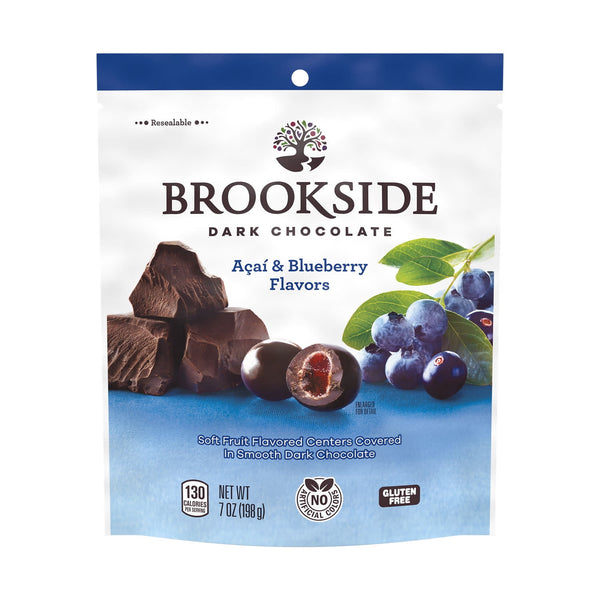 Brookside Dark Chocolate Acai and Blueberry Snacking · Caramelos · 198 g · bolsa