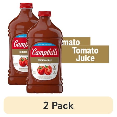 Campbell’s 100% Tomato Juice · Bebida · 2 botellas de 1.89 L