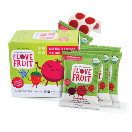 SUPERBERRY All Natural Fruit Healthy Gluten Free Low Fat · Gomitas de fruta · 28 g · caja