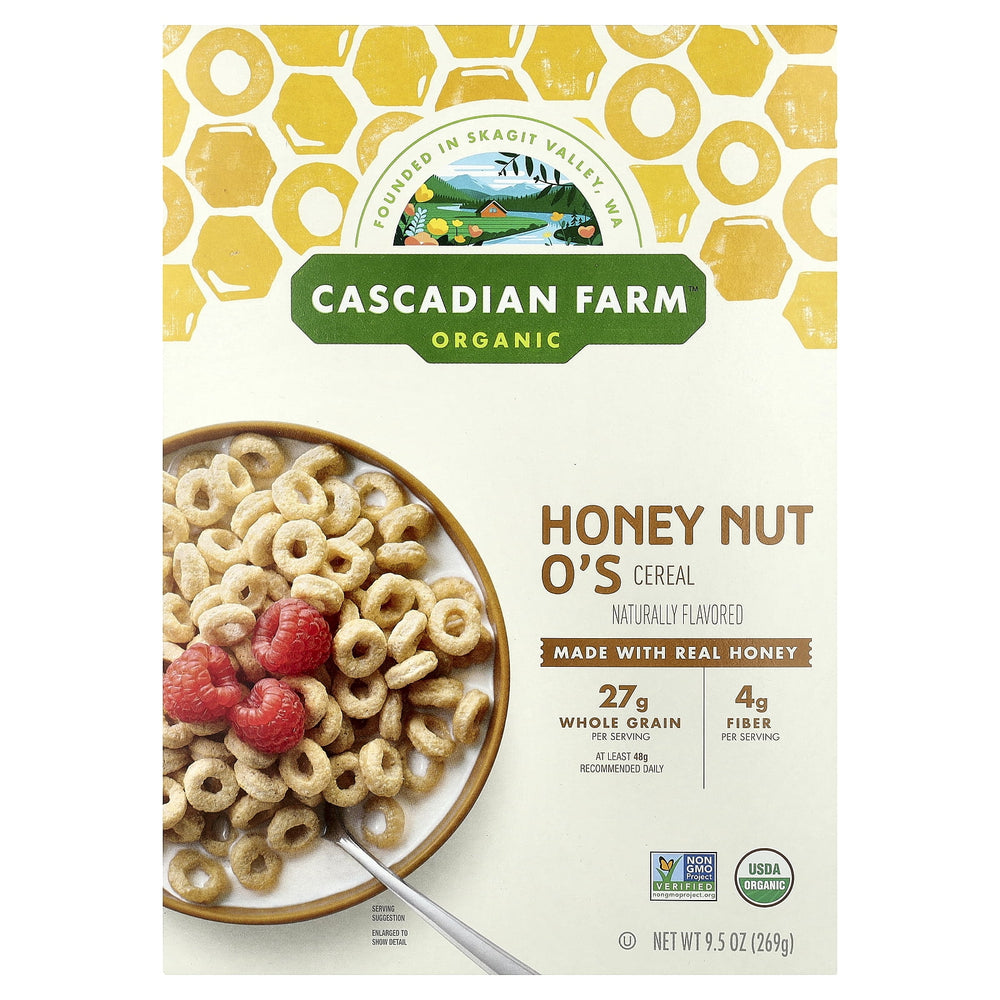 Cascadian Farm Organic Honey Nut O's · Cereal · 269 g