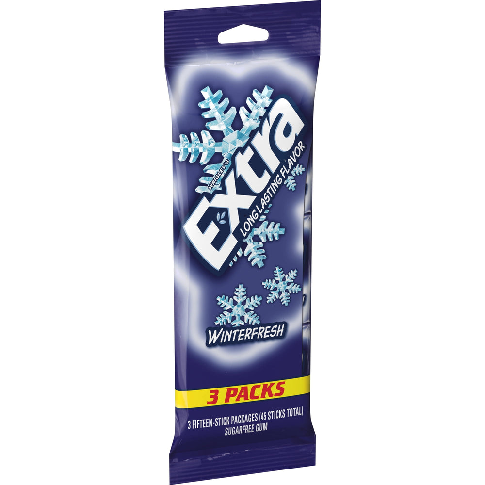Extra Winterfresh Sugar Free · Chicles y mentas · 3 pzas