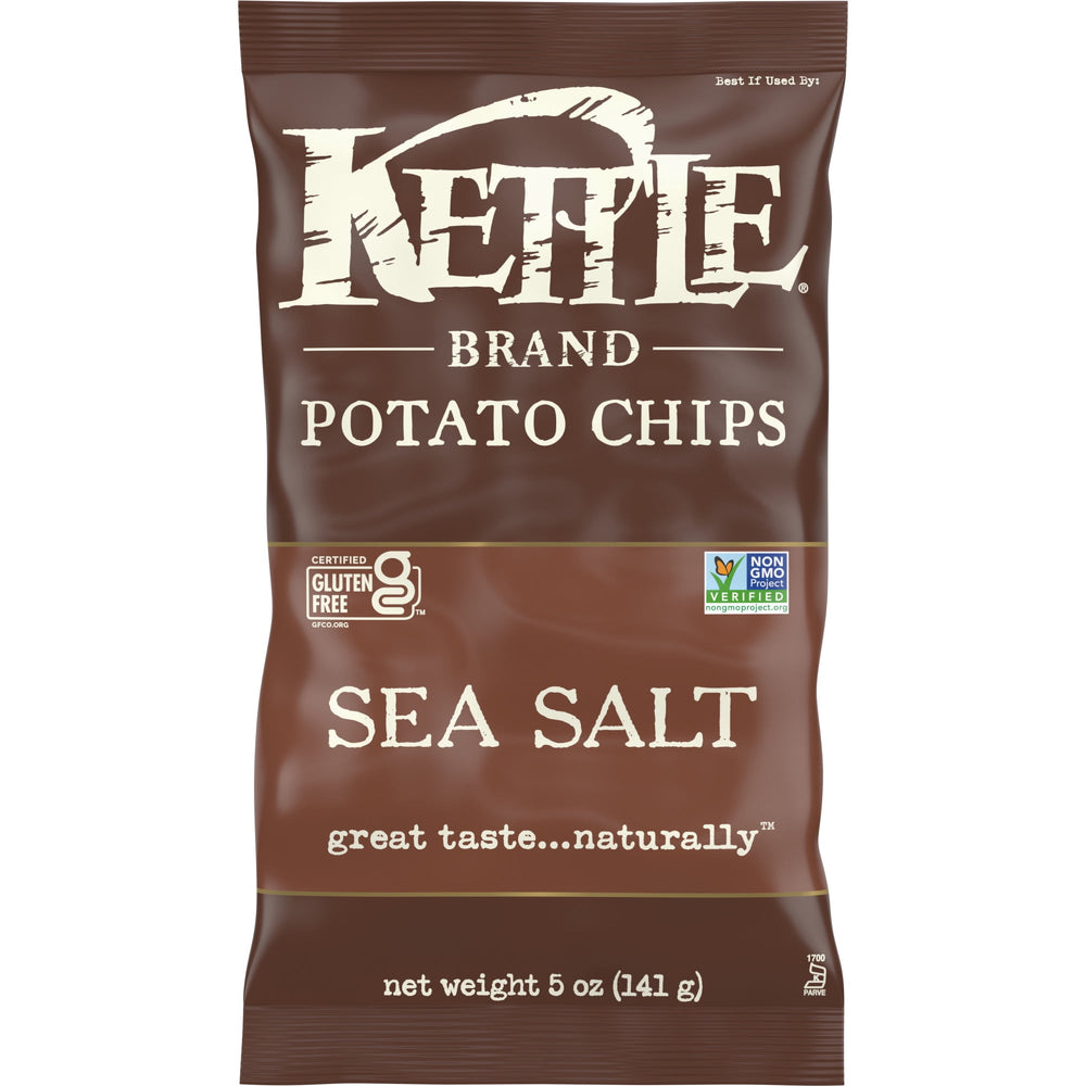 Kettle Brand Sea Salt · Papas · 142 g