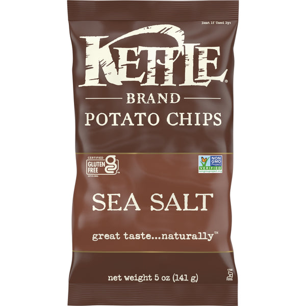 Kettle Brand Sea Salt · Papas · 142 g