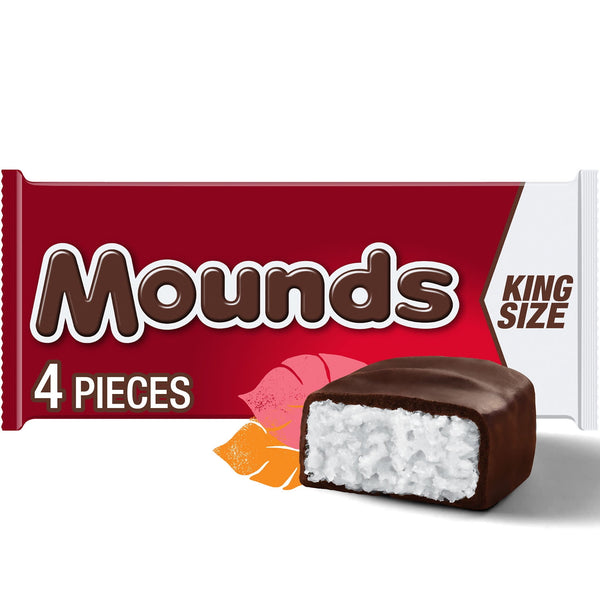 Mounds Coconut and Dark Chocolatey · Caramelos · 4 pzas de 99 g · tamaño king