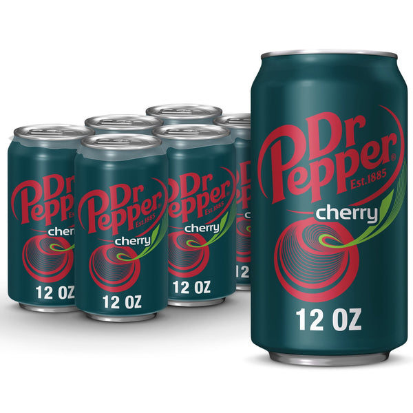 Dr Pepper Cherry · Refresco · 6 latas de 355 ml