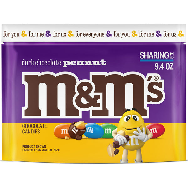 M&M's Peanut Dark Chocolate Sharing · Caramelos · 266 g · bolsa