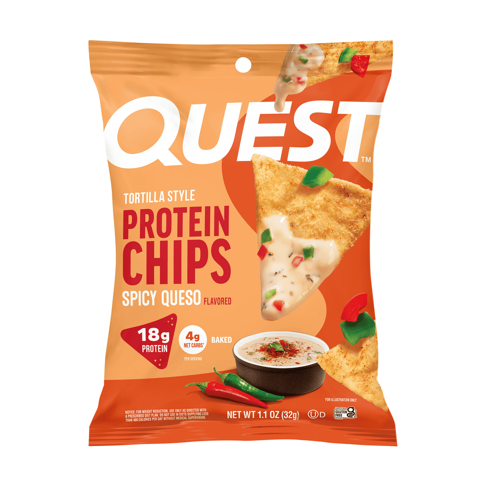 Quest Protein Chips Spicy Queso · Totopos · 31 g