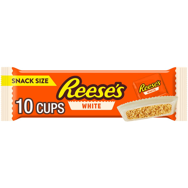 Reese's White Creme Peanut Butter Cups . · Caramelos · 10 pzas · 1.56 kg · tamaño snack
