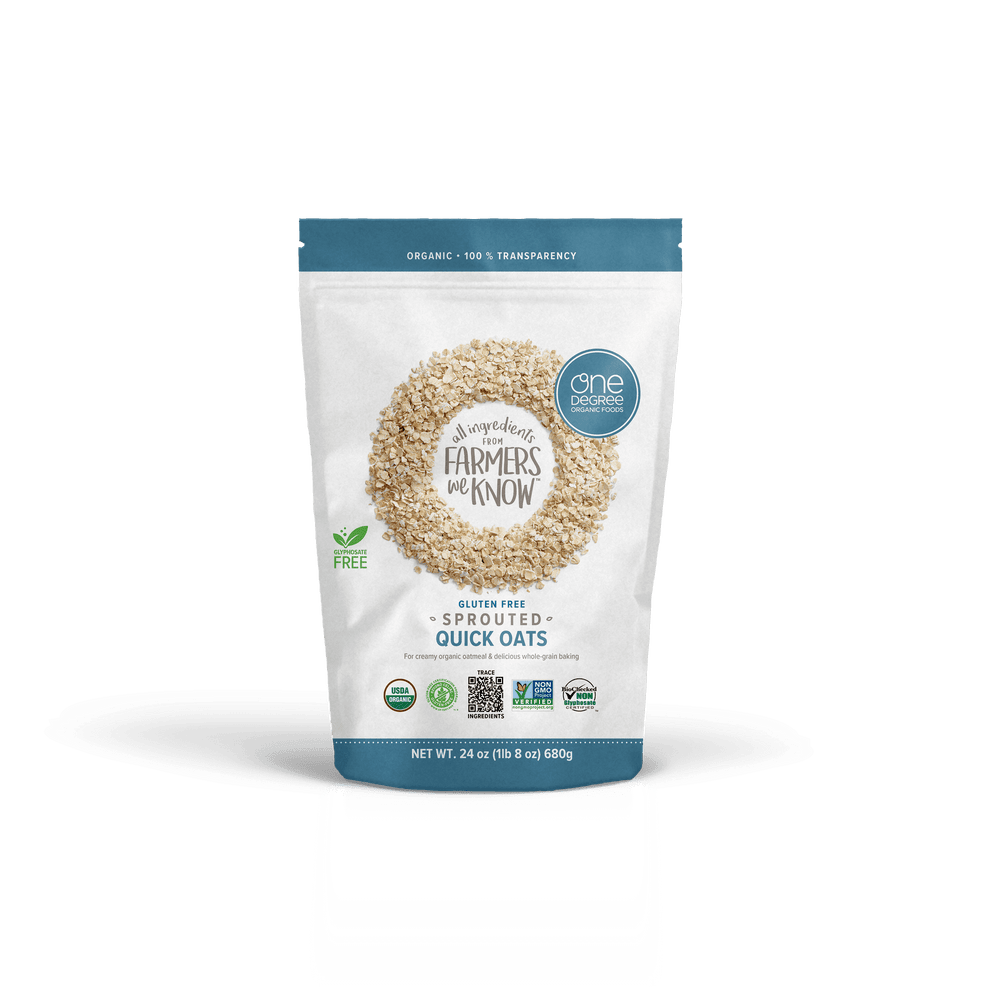 One Degree Organic Foods Sprouted Quick Oats sin gluten · Cereal · 680 g