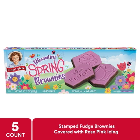 Little Debbie Blooming Spring Brownies · Pastelitos